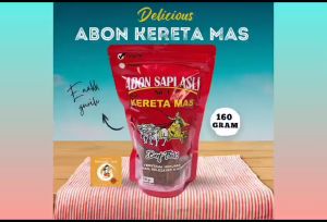 Abon Sapi Asli Kereta Mas 160 gram Gurih Enak