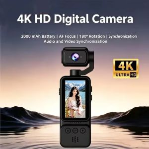 4K HD WiFi Pocket Camera with Night Vision Video and Audio