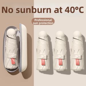 Compact Folding Sun and Rain Umbrella