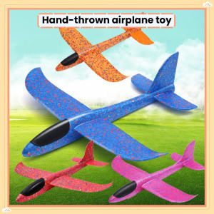 Foam Airplane Luminous Toy Hand Throwing Airplane Hand Throwing Aeroplane Flying Foam Glider Kid Toy