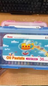Sáp màu dầu Pentel Oil Pastels bộ bút sáp dầu 36 màu GHTP-36S cho học sinh