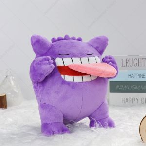 Takara Tomy | New Pokemon Sleeping Gengar Plush Toys Anime Pocket Monster Mega Gengar Peluche Dolls Birthday Gifts Kids