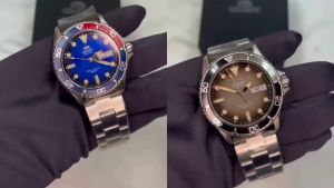 Đồng hồ cơ nam Orient Watch Sport RA-AA08 phiên bản giới hạn kiểu dáng thể thao bơi lặn máy automatic tích cót tự động dự trữ năng lượng mặt kính sapphire chống xước chống nước 20 ATM dây thép đeo tay cao cấp chính hãng