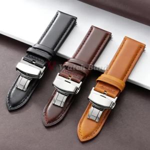 Vintage Genuine Cowhide Watch Band Straps for DW Brown Black Silver Gold Buckle Watchband Accessories 18mm 20mm 22mm 24mm 26mm