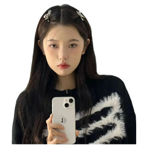 กิ๊บติดผมรูปผีเสื้อโลหะสไตล์เกาหลี ทรงข้าง กิ๊บติดผมแฟชั่นสำหรับผู้หญิง ตกแต่งด้วยเลื่อมสีทอง ขนาดเล็ก วัสดุอื่นๆ