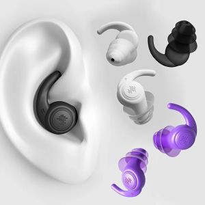 3-Layer EarPlugs for Swim- Reusable Earplugs Soft silicone Suitable for Sleep Swimming for a variety of scenarios