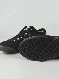 2024 Original Tiger shoes Mexico 66 Fashion wear-resistant casual shoes Lovers shoes Mens shoes Womens shoes Board  shoes non-slip sneakers canvas shoes all black