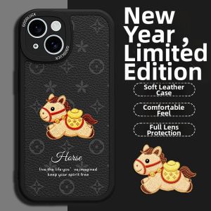 imobile | Red Festive Horse Year iPhone 15 Case