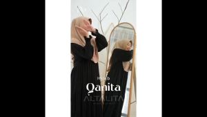 Altalita - Hijab Bergo Qanita Penguin Size L Kerudung Hamidah Instan Menutup Dada pet Tebal Jilbab Sport Jersey Premium Cocok Untuk Sekolah Olahraga Volly Futsal Senam dan Sehari-Hari