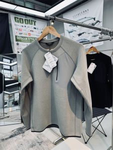 Dynamic Warm Fleece Hoodie Sweatshirt round Neck Outdoor Sports Men Women Thermal Middle Layer Quick Dry Breathable Nylon Spandex