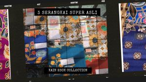 "Super Authentic Tiga Serangkai Batik Fabric (Ready-to-Sew) - Unique and Attractive Design, 118cm Width"