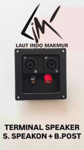 10 BUAH TERMINAL SPEAKER BIDING POST 2 SOCKET SPEAKON TERMINAL 2 IN 1 TERMINAL BOX SPEAKER 2 SOKET SPIKON 9CM AWA ups STABILIZER
