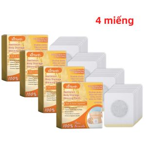 Miếng Dán Giảm Cân Thảo Dược Tự Nhiên Định Hình Vùng Bụng Giảm Mỡ Bụng Thanh Lọc Cơ Thể Giúp Định Hình Vóc Dáng