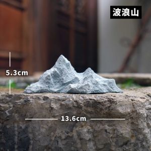 Phong Cách Trung Hoa Giả Đá Trang Trí Đồ Trang Trí Phòng Khách Tranh Phong Cảnh Thu Nhỏ Núi Khô Cảnh Chất Liệu Nhựa