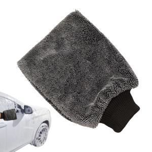 Car Wash Gloves Polyester Yarn Fleece Gloves Washing Wiper Car Cleaning Towel Auto Dust Washer Mitt Car Cleaning Accessories