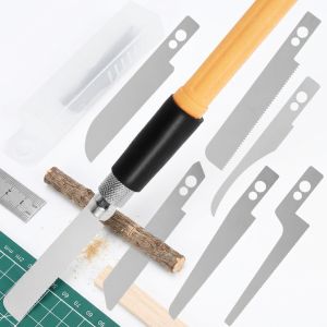 Bộ Dụng Cụ Cưa Tay Mini - Lưỡi Cưa Tay Dùng Cho Thủ Công DIY Chế Tác Gỗ Khắc Mô Hình Nhựa - Cưa Bỏ Túi Để Điêu Khắc
