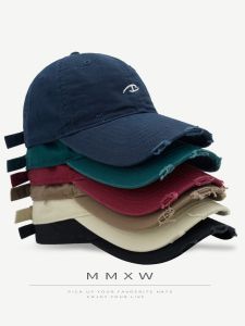 หมวกเบสบอลปักลาย D ทรงฮิปฮอปสำหรับผู้ชายและผู้หญิง ฤดูใบไม้ผลิและฤดูร้อน ทรงปากเป็ดเล็ก หมวกแฟชั่นสำหรับคู่รัก