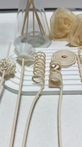 6PCS/ 9PCS Rattan DIY Floral Artificial Reed Diffuser Sticks Flower Set Rattan Reed Fragrance Aroma Diffuser For Home Bedroom