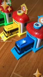 Đồ chơi xe buýt Tayo kèm nhà xe có nút bấm đẩy cho xe chạy the little Tayo bus Bộ Đồ Chơi Xe Buýt Tayo Đa Dạng Màu Sắc - Lazada
