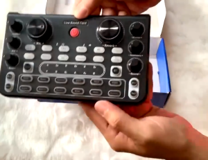 Soundcard X60L Livestream Karaoke Thu Âm kết nối micro điện thoại máy tính điều chỉnh âm thanh tiện lợi