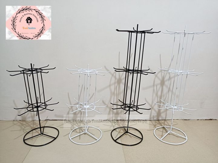 Tabletop Rotating Rack (2-3 Layer)Tabletop Rotating Jewelry Display Rack Showcase Stand ...