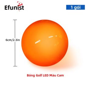 1 Chiếc Đèn LED Bóng Golf Cho Luyện Tập Ban Đêm Bền Siêu Lâu Tuổi Thọ Pin Đỏ/Xanh Lá/Màu Cam Tùy Chọn Ngoài Trời Công Viên Bóng Golf