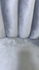 Bộ Sofa Băng Phòng Khách Lưng Múi Thiết Kế Hiện Đại Màu Kem Chất Vải Nhung Sang Xinh Kích Thước Dài 2M2/2M/1M7/1M4/1M2