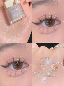Super Shiny and Durable! Liquid Eye Shadow Super Flash Sequin a Drop of Tears Color Eyeliner Crouching Silkworm Brightening Crystal Highlight
