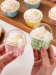 Food Grade Baking Paper Cups Small Muffin Base Tray Disposable Packaging Cupcakes Pastry Kitchen Baking Utensils Sweet Treats