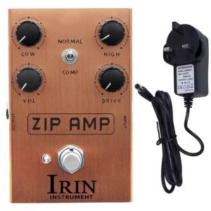 IRIN | IRIN Electric Guitar Effect Pedal ZIP AMP Strong Compression Overdrive Tone Guitar Pedal COMP Toggle Switch Guitar Accessories
