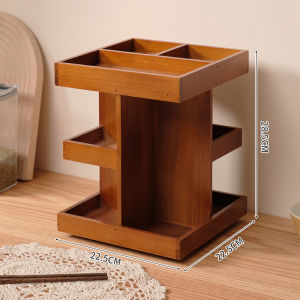 JUXIANYOU | Retro Style Desk Organizer Display Shelf