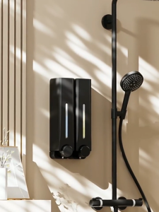 Wall Mount Soap Dispenser 500ML Hand Liquid Shampoo Shower Gel Dispenser for Bathroom Kitchen