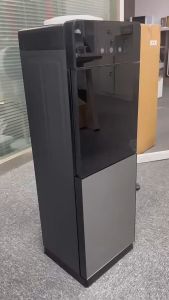 TIXX Water Dispenser: Hot and Cold Top Loading Glass Style Vertical Freestanding