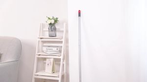 BOOMJOY NEW DESIGN Dust Mop Microfiber Mops for Floor Cleaning With 2 Reusable Microfiber Pads