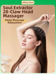 Aszune | Meridian Stimulation Head Massager With 28 Claws