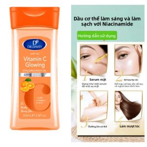 Dầu Dưỡng Thể DR.DAVEY VC 200ml Dùng Được Cho Cả Nam Và Nữ Dưỡng Ẩm Massage Toàn Thân Tinh Dầu Chăm Sóc Da