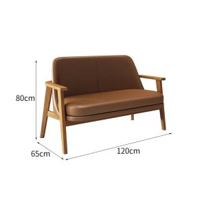 Modern Minimalist Style Coffee Shop Table and Chair Combination for Tea Shops and Restaurants Real Wood Iron Art Casual Conversation Table