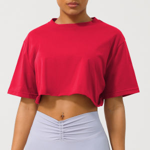 QIJINXIANGMEI | Outdoor Sports Loose Yoga Top