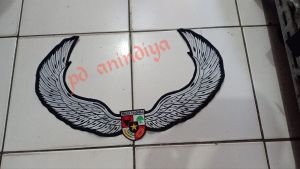 Bordir Wing Sayap  Pemuda Pancasila Silver/orange