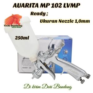 SPRAY GUN MINI AUARITA MP102 LVMP NOZZLE 10mm CUP 250ml ORIGINAL PRODUCT
