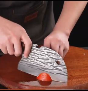 Chefs special lightweight womens knife sharp kitchen knife household meat slicing knife kitchen forged chopping dual-purpose knife