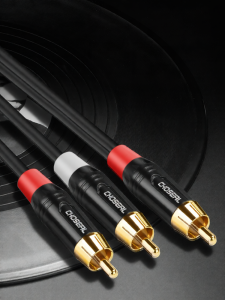 Choseal | Pure Copper Single to Dual RCA Audio Cable for Amplifier and Subwoofer