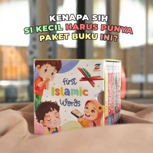 Mini Boardbook First Islamic Words (Usia 1+) [Pustaka Hulwah x Ziyad]