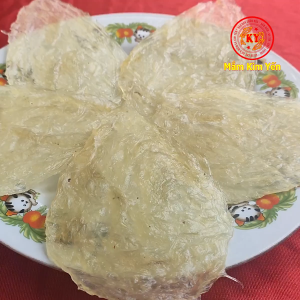 250gr Khô Cá Bóng Ép Hình Lá Trầu Dạng Miếng Đặc Sản Miền Tây Thơm Ngon