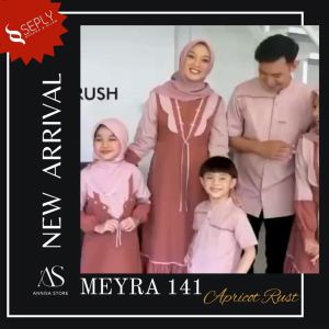 BAJU GAMIS DAILY OUTFIT WANITA SEPLY MEYRA 141 APRICOT RUSH