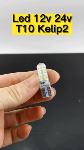 1pc Led 12v 24v T10 Bulb Flash Mentol Kelip Kelip Flashing Cucuk Lampu Kecil Senja