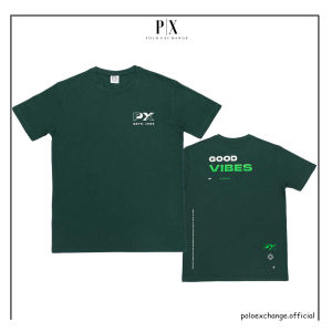 Baju Cowok Cewek Dewasa Kekinian Kaus Distro Spandek Polo Exchange Lengan Pendek Keren Hitam Hijau