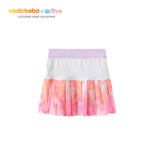 Voda Beba Girls Tennis Skirt Sports Plissed Shorts Child Summer Protection Against Exposure Polyamide Nylon Fabric
