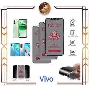 Anti gores matte ceramic black vivo y91/y93/y95/y12 all type new update