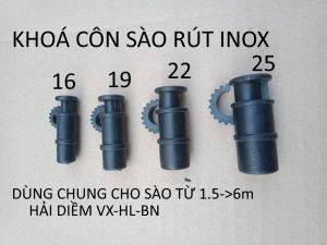 Bộ khoá côn sào rút inox đa năngnhựa ABS cao cấp.lắp được vừa từ loại 1.5m đến 6 mét dùng thay thế và sơ cua khi hỏng